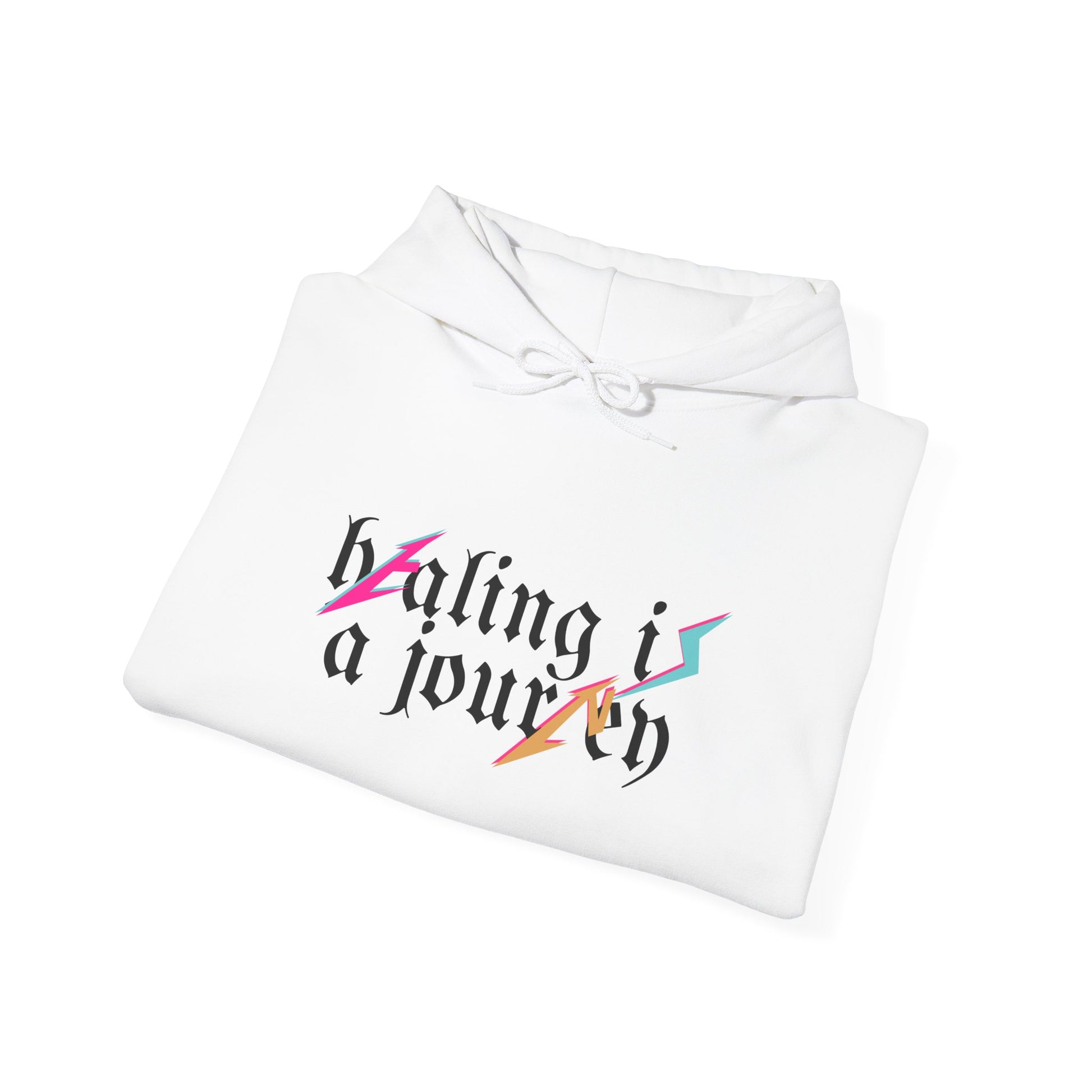 Unisex Mental Health Awareness Hoodie | Healing is a Journey Printed Hoodie | Premium Blend