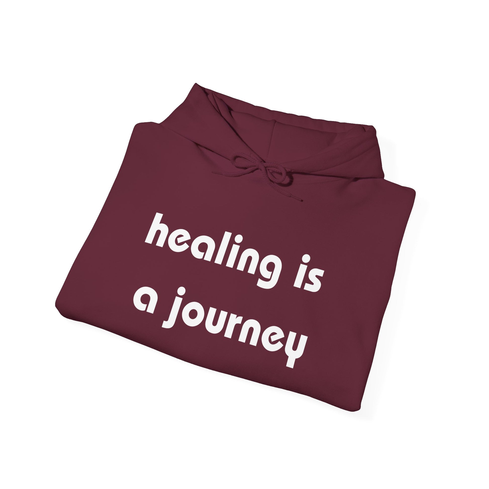 Mental Health Awareness Hoodie | Healing is a Journey Printed Hoodie | Premium Blend