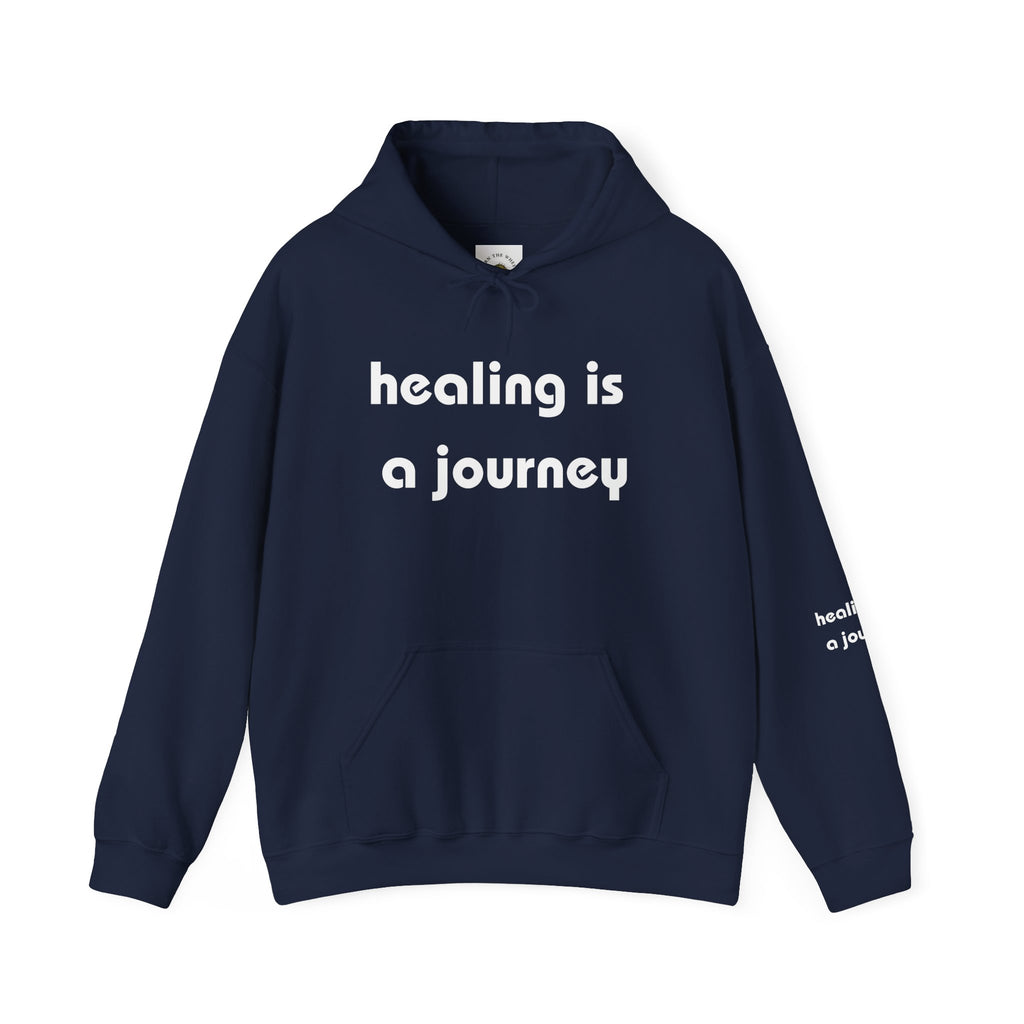 Mental Health Awareness Hoodie | Healing is a Journey Printed Hoodie | Premium Blend