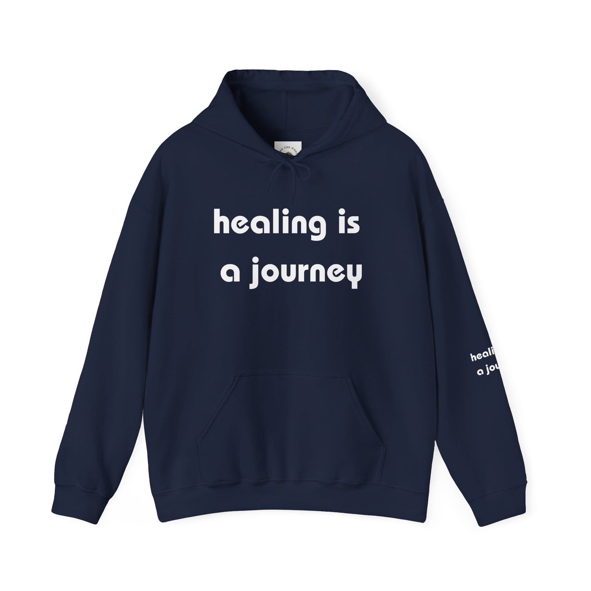 Mental Health Awareness Hoodie | Healing is a Journey Printed Hoodie | Premium Blend