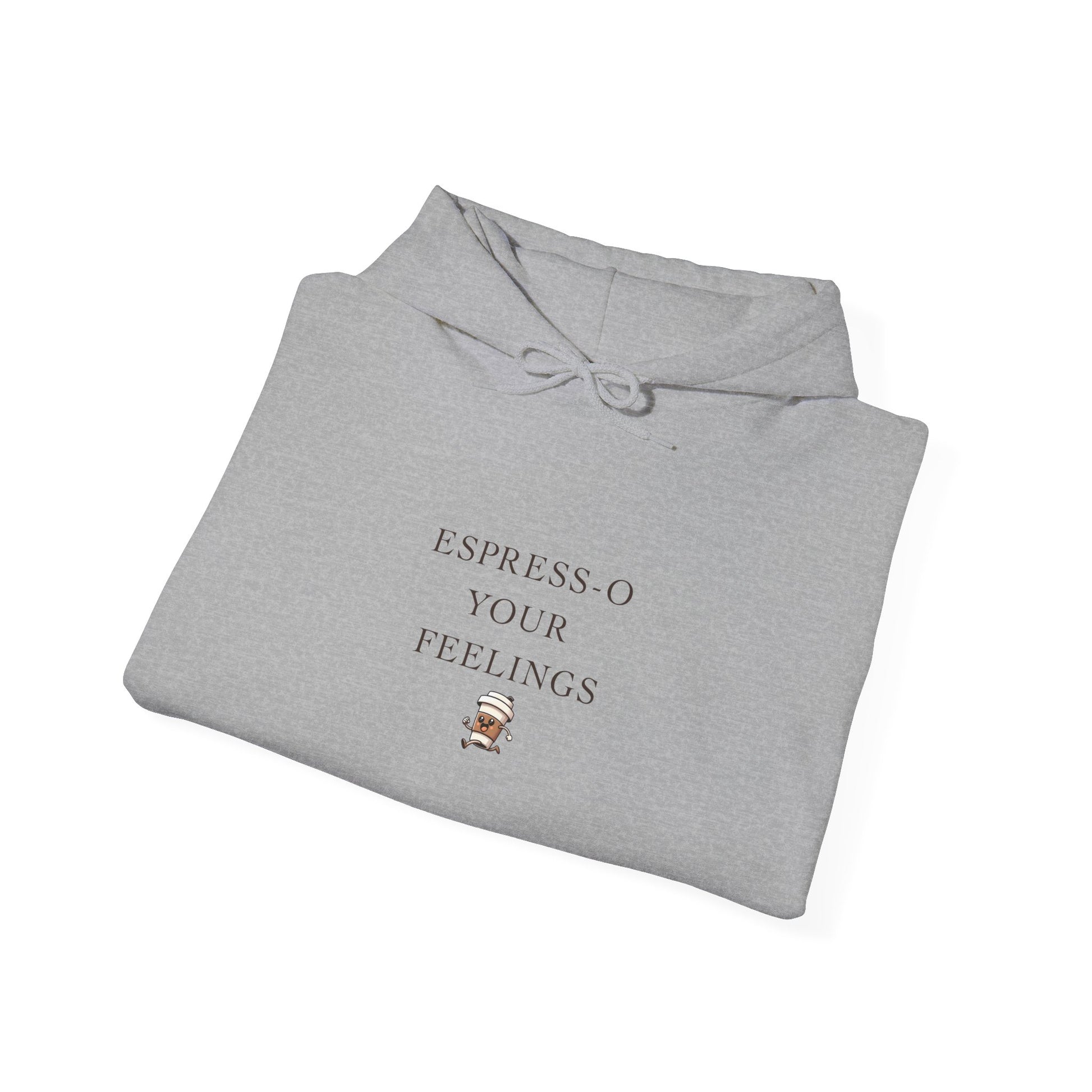 Espresso Your Feelings Printed Hoodie | Coffee Lover Hoodie | Unisex Hoodie for Autumn Winter