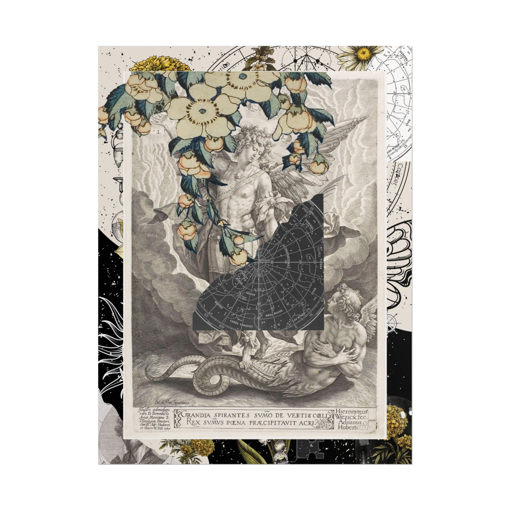Rolled Posters Vintage-Inspired Vertical Poster, Art Decor, Wall Art, Gift for Home, Botanical Illustrations, Alchemy Renaissance Artwork
