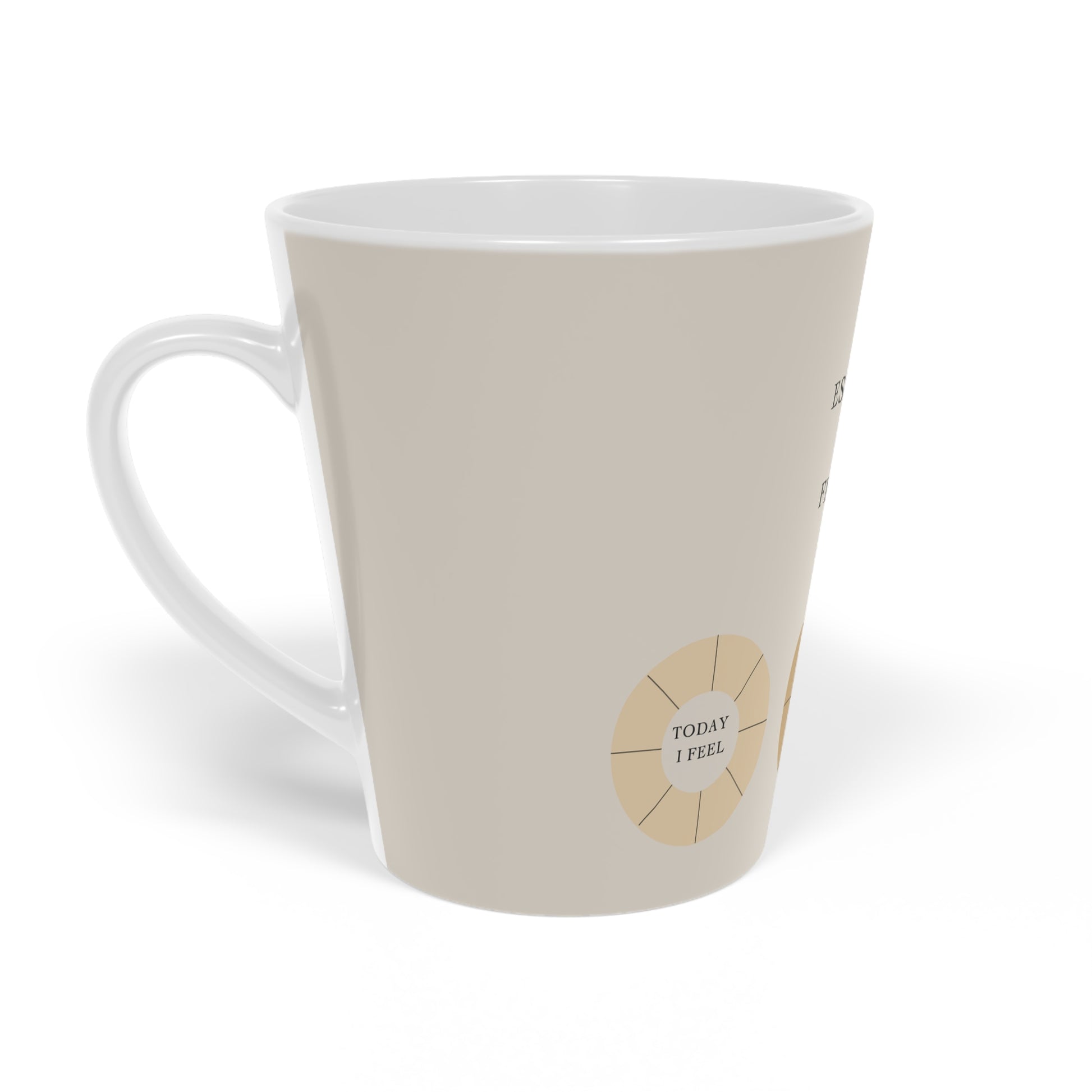 Espress-O Your Feelings Latte Mug Feelings Wheel Latte Cup - 12oz Coffee Cup | Coffee Gift | Therapy Room Decor