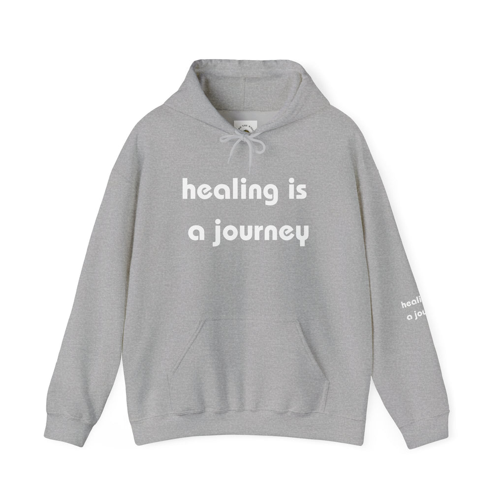 Mental Health Awareness Hoodie | Healing is a Journey Printed Hoodie | Premium Blend