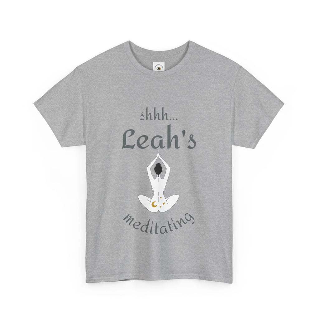 Personalised Meditation T-Shirt for Adults & Teens | 8 Colours | Unisex Healing Tee | Emotional Wellness Clothing | UK Stock