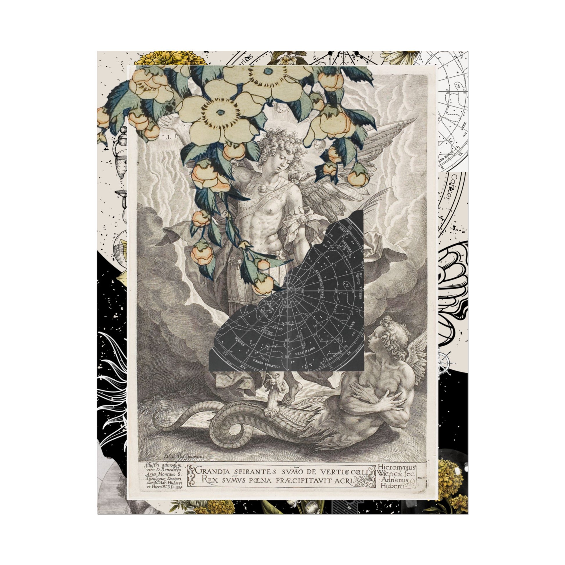 Rolled Posters Vintage-Inspired Vertical Poster, Art Decor, Wall Art, Gift for Home, Botanical Illustrations, Alchemy Renaissance Artwork