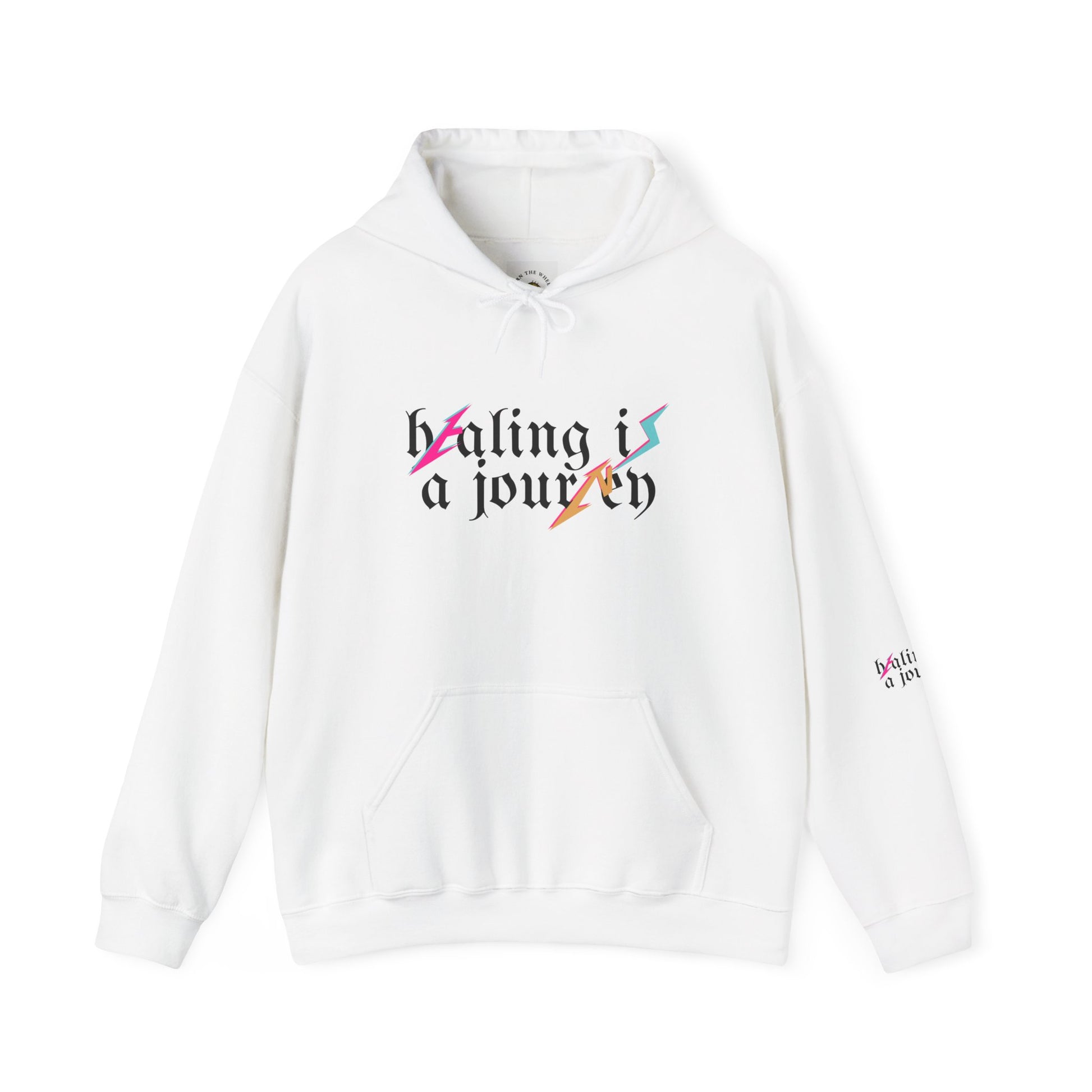 Unisex Mental Health Awareness Hoodie | Healing is a Journey Printed Hoodie | Premium Blend