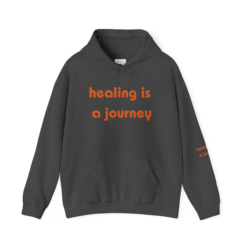 Mental Health Awareness Hoodie | Healing is a Journey Printed Hoodie | Premium Blend
