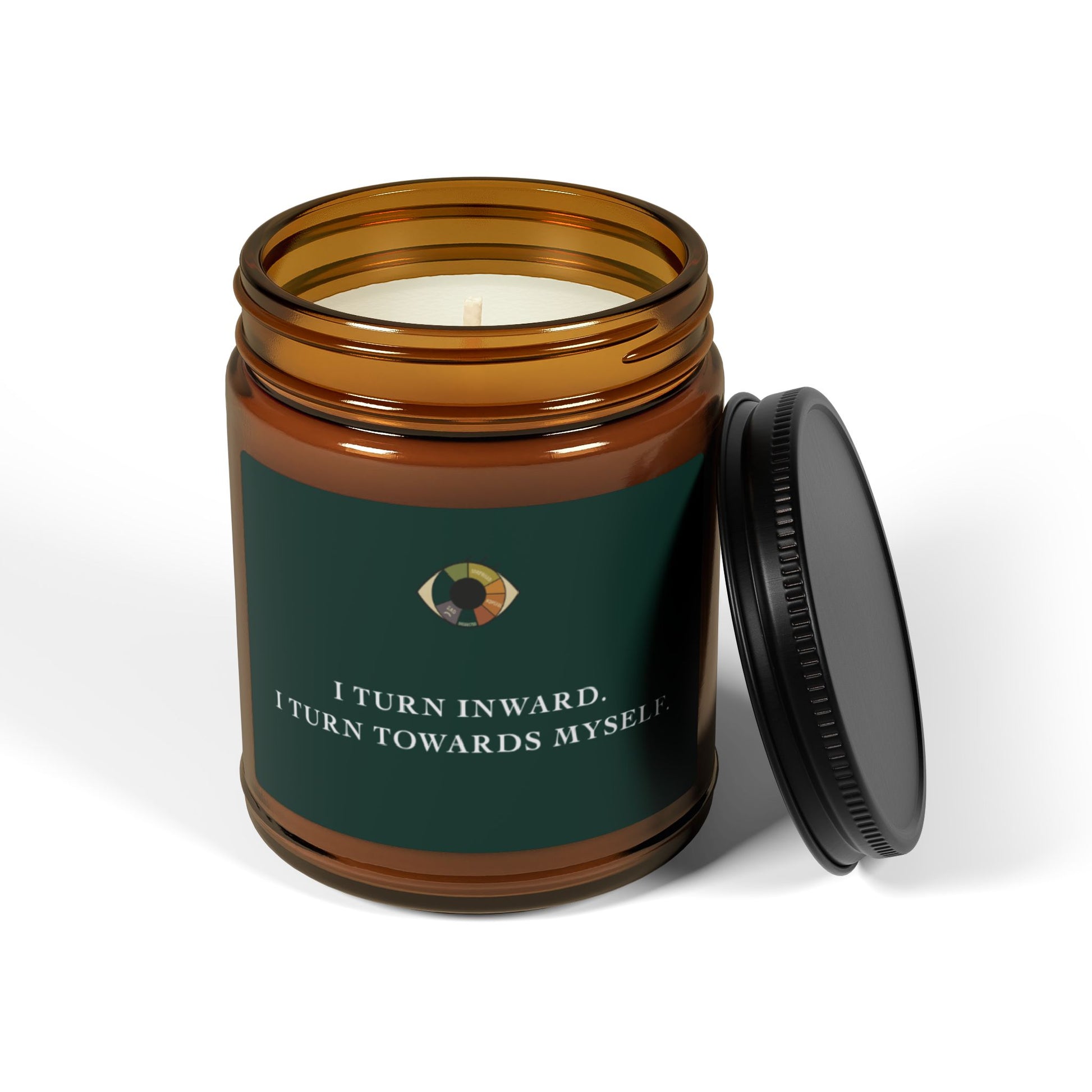 Mindful Rituals Scented Candle - I Turn Inward I turn Towards Myself | Affirmation Relaxation Gift | Aromatherapy Soundtherapy Gift