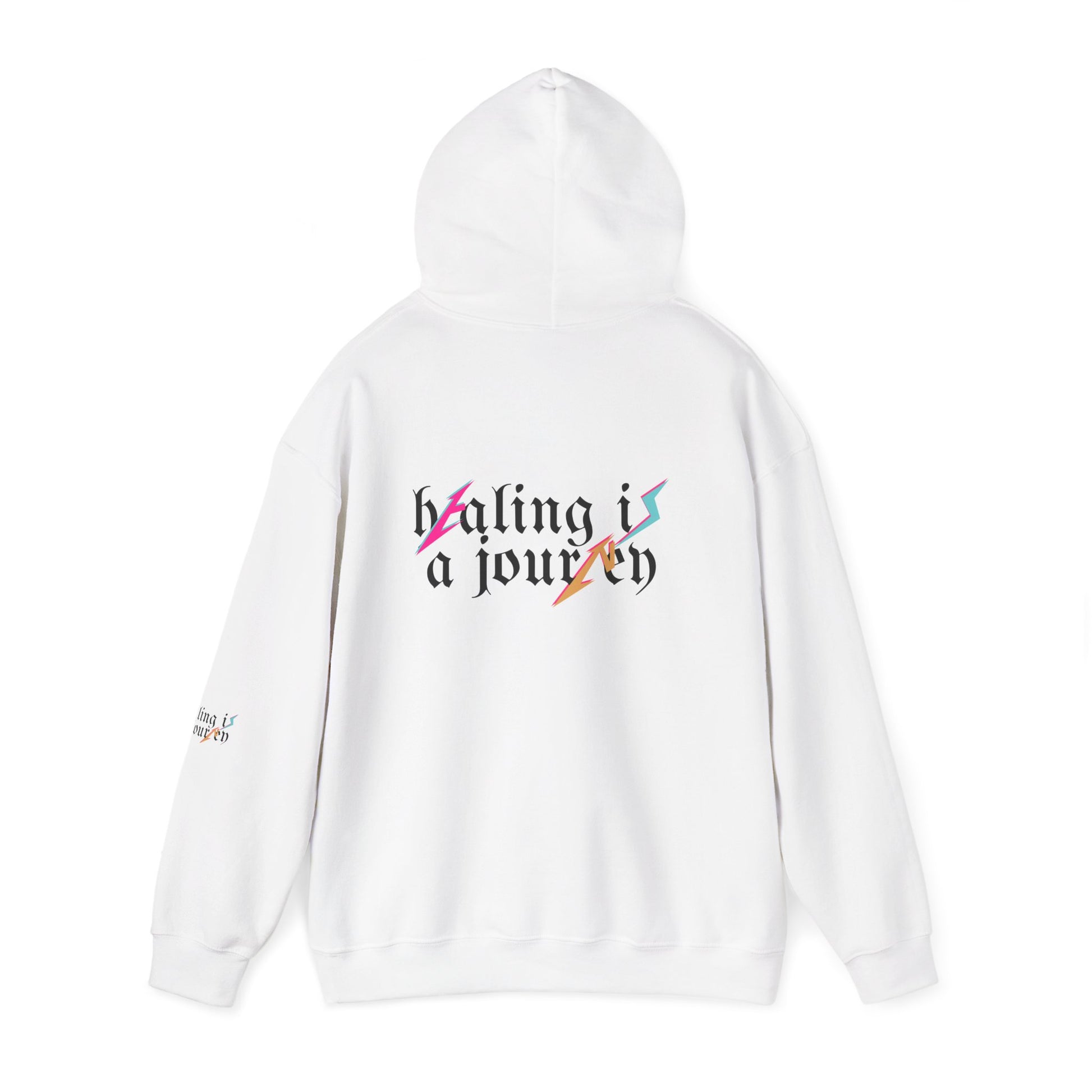 Unisex Mental Health Awareness Hoodie | Healing is a Journey Printed Hoodie | Premium Blend