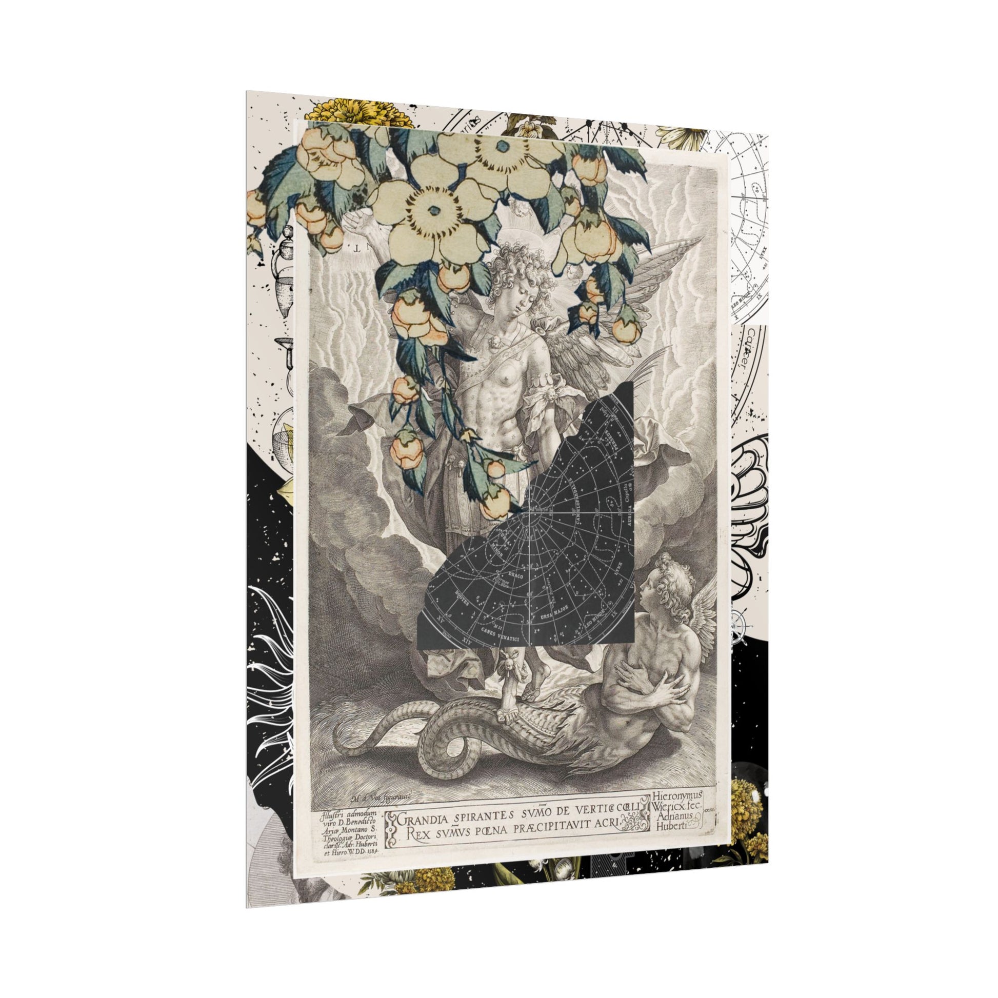 Rolled Posters Vintage-Inspired Vertical Poster, Art Decor, Wall Art, Gift for Home, Botanical Illustrations, Alchemy Renaissance Artwork