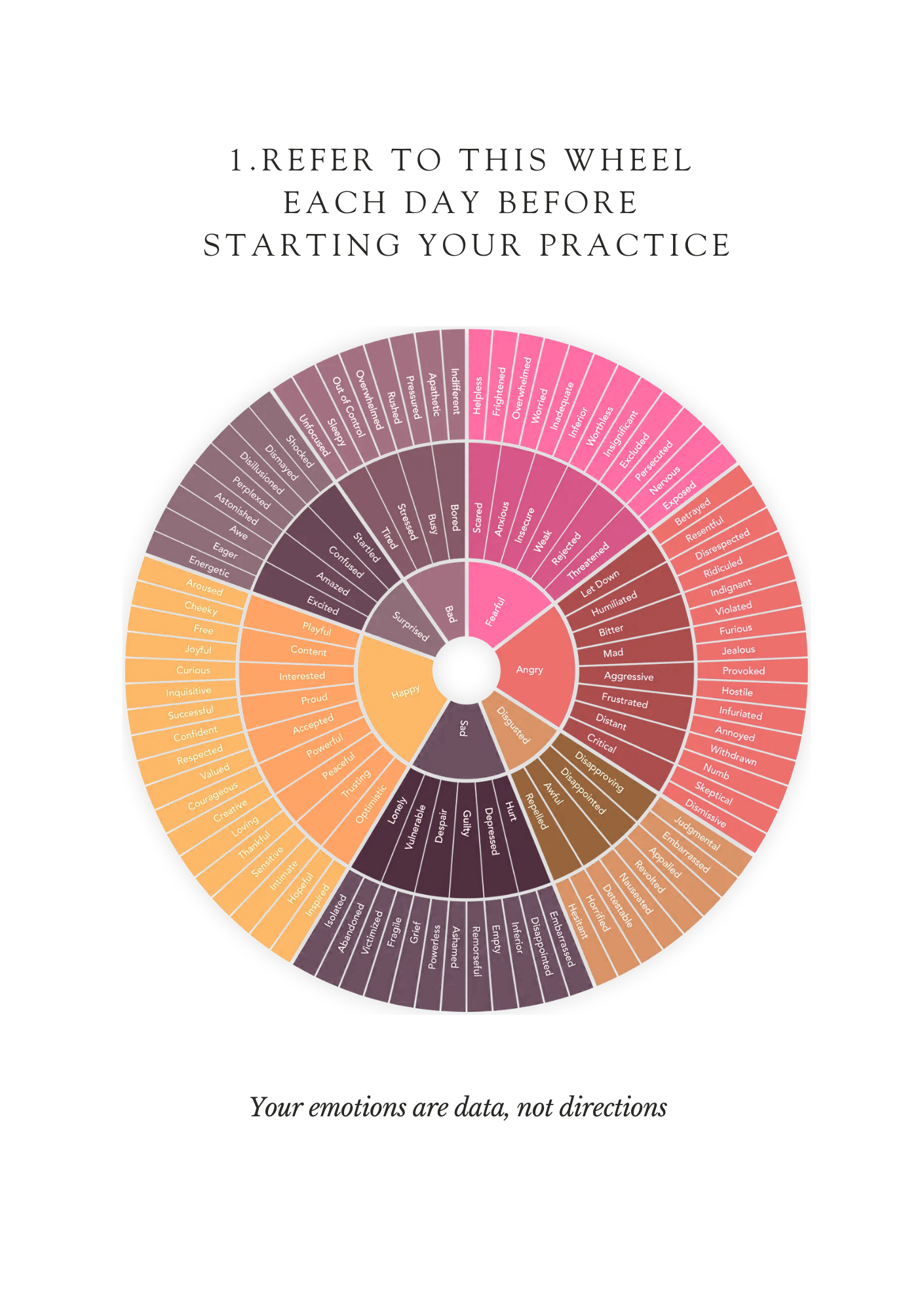 Emotions Wheel Journal | Feelings Wheel Journal | A Guided Journal for Emotional Clarity | Monthly Reflection Pages | A5 Hardcover