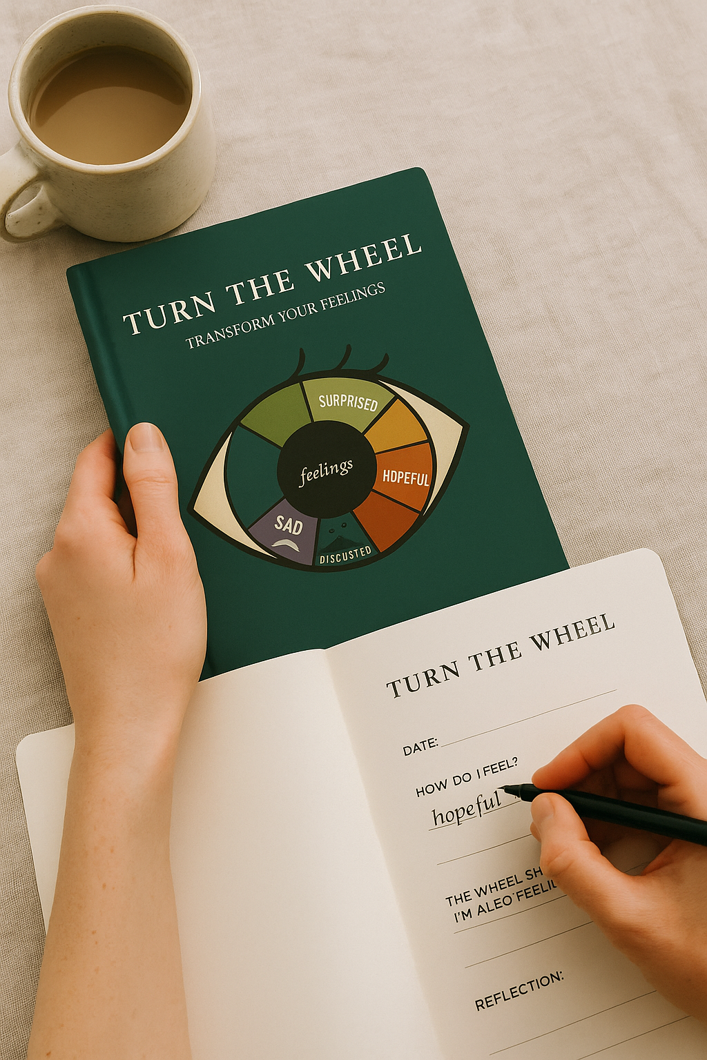 Turn the Wheel: A Guided Journal for Emotional Clarity - A5